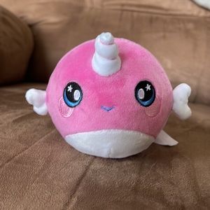 Squeezamals - Narcissa the Narwhal small 3.5"